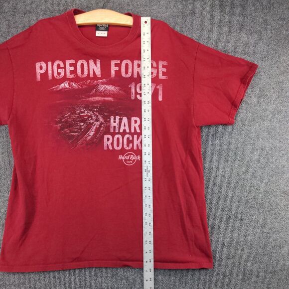 Hard Rock Cafe Mens Pigeon Forge 1971 T-Shirt Red XL Short Sleeve 100% Cotton - Picture 11 of 13